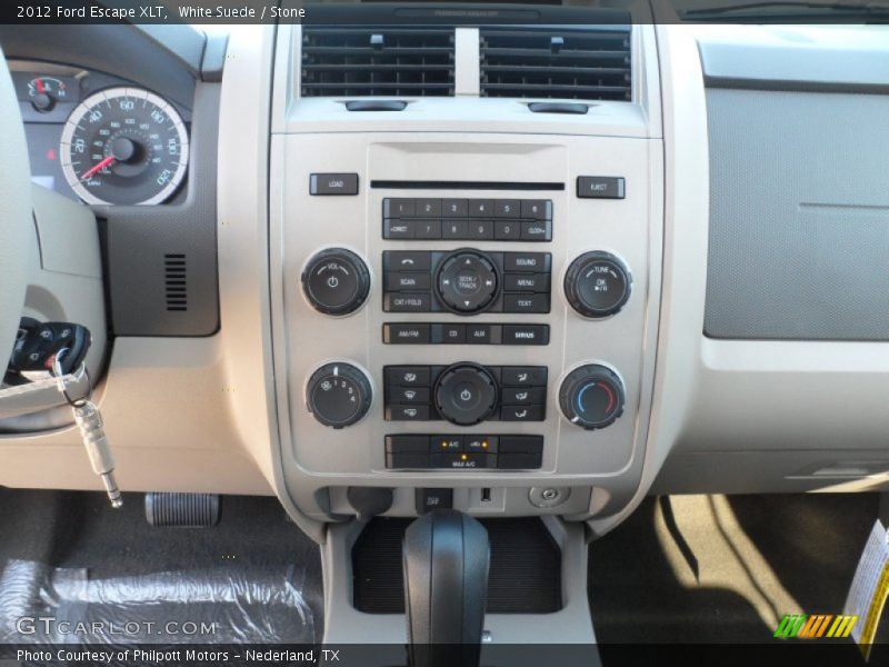 White Suede / Stone 2012 Ford Escape XLT