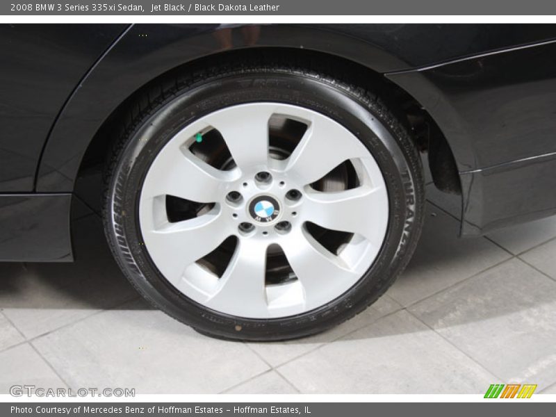 Jet Black / Black Dakota Leather 2008 BMW 3 Series 335xi Sedan