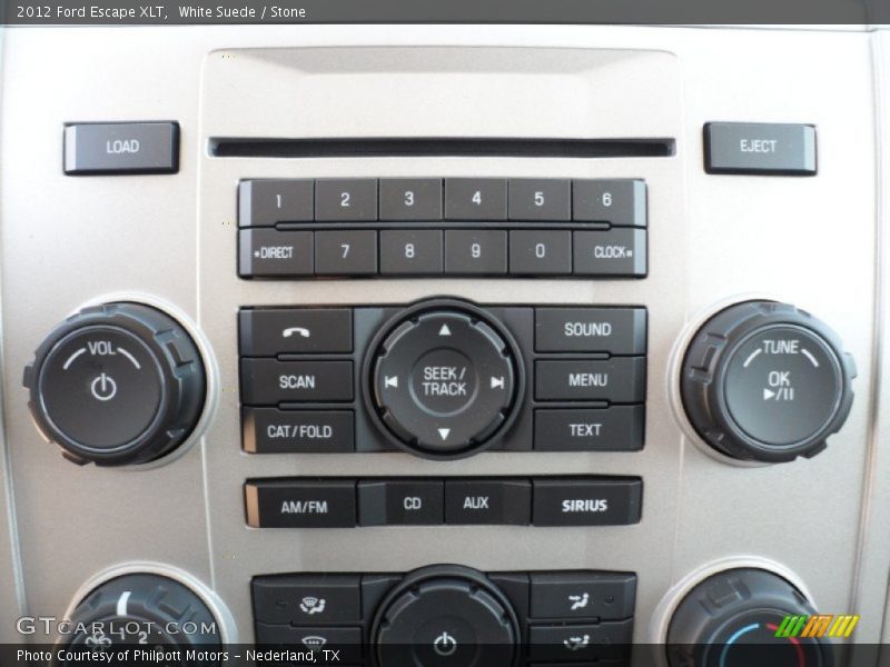 White Suede / Stone 2012 Ford Escape XLT