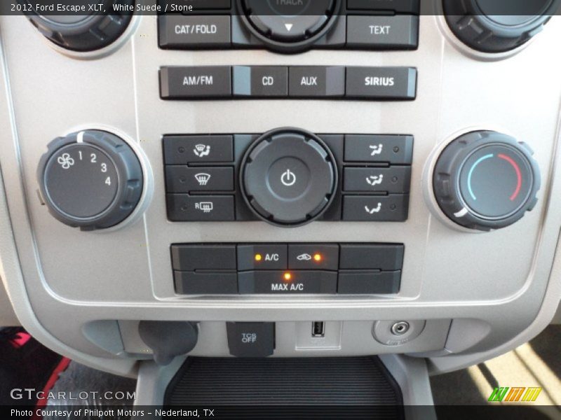 White Suede / Stone 2012 Ford Escape XLT