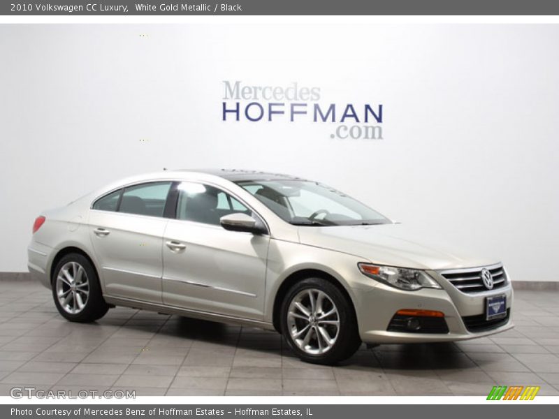 White Gold Metallic / Black 2010 Volkswagen CC Luxury