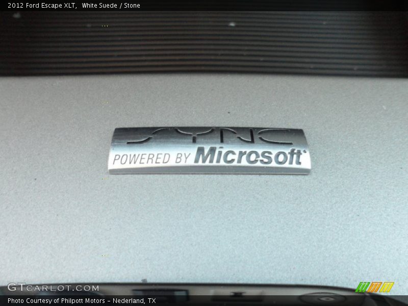 White Suede / Stone 2012 Ford Escape XLT
