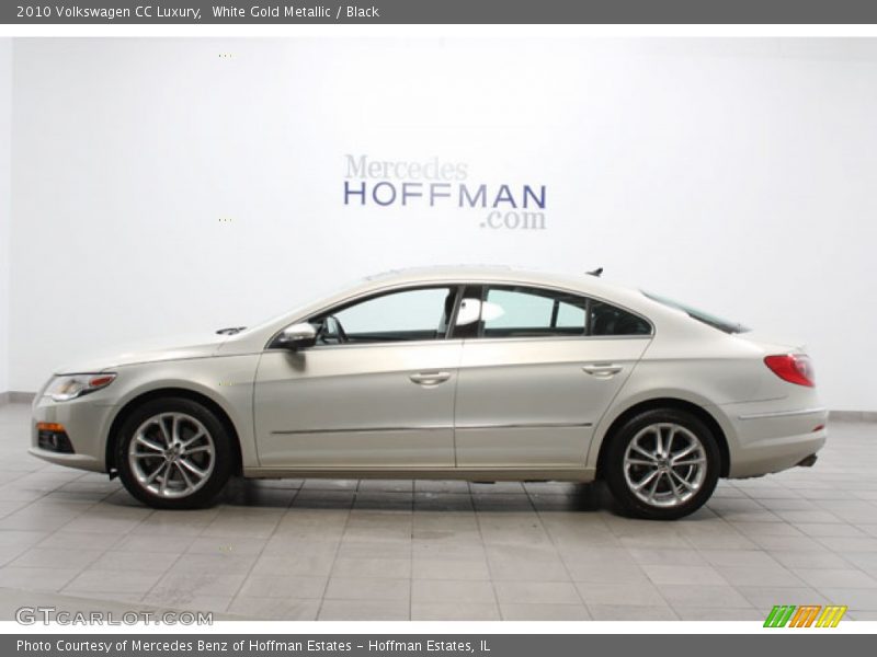 White Gold Metallic / Black 2010 Volkswagen CC Luxury