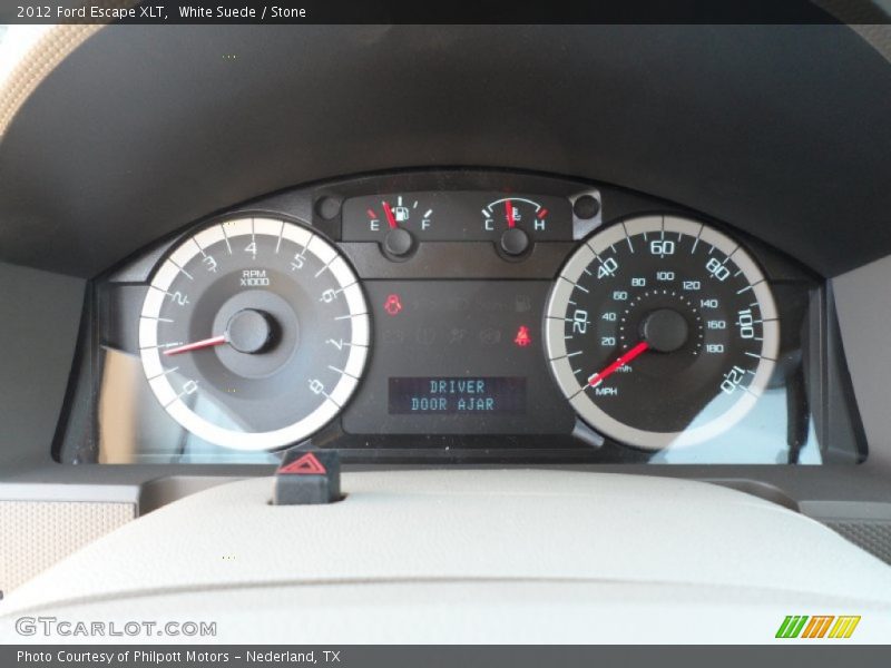 White Suede / Stone 2012 Ford Escape XLT