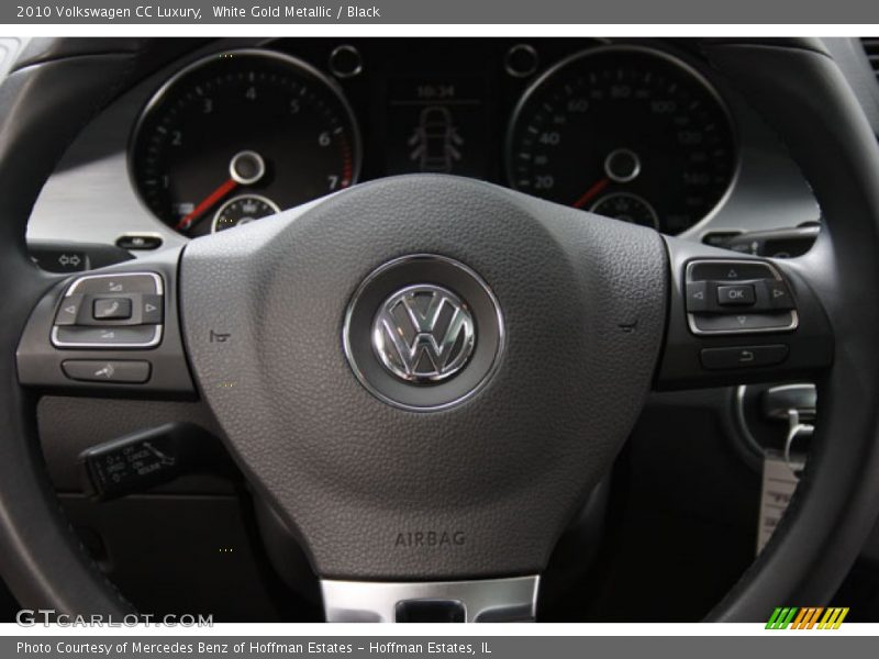 White Gold Metallic / Black 2010 Volkswagen CC Luxury