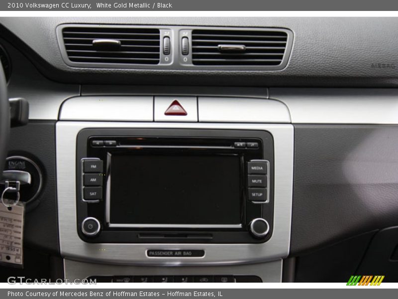 White Gold Metallic / Black 2010 Volkswagen CC Luxury