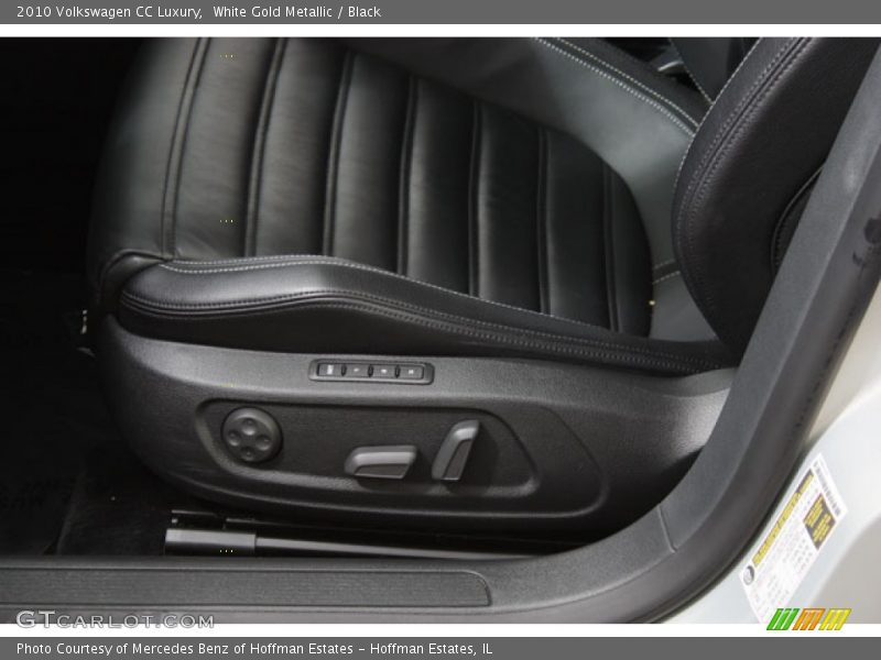 White Gold Metallic / Black 2010 Volkswagen CC Luxury