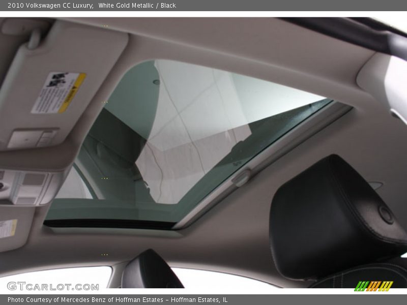 White Gold Metallic / Black 2010 Volkswagen CC Luxury