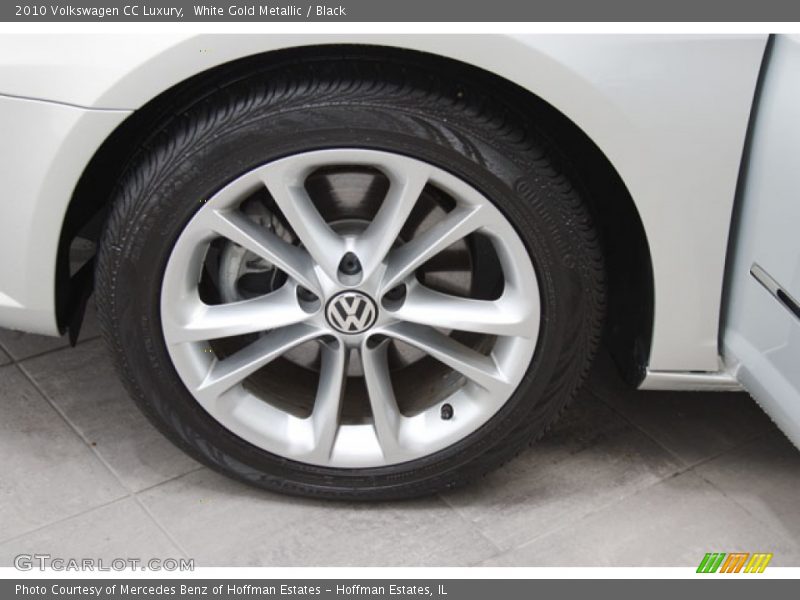 White Gold Metallic / Black 2010 Volkswagen CC Luxury