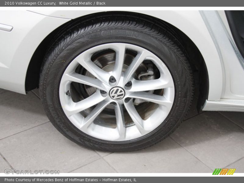 White Gold Metallic / Black 2010 Volkswagen CC Luxury
