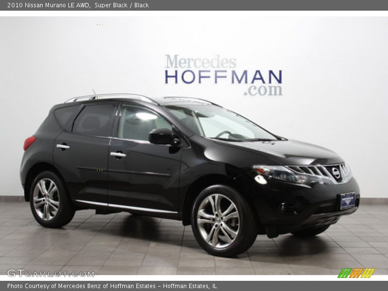 Super Black / Black 2010 Nissan Murano LE AWD