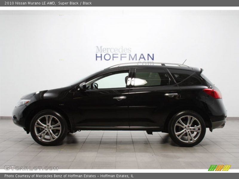 Super Black / Black 2010 Nissan Murano LE AWD