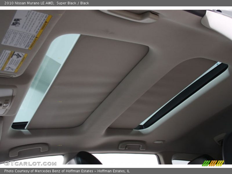Super Black / Black 2010 Nissan Murano LE AWD