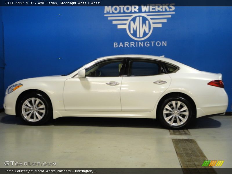 Moonlight White / Wheat 2011 Infiniti M 37x AWD Sedan