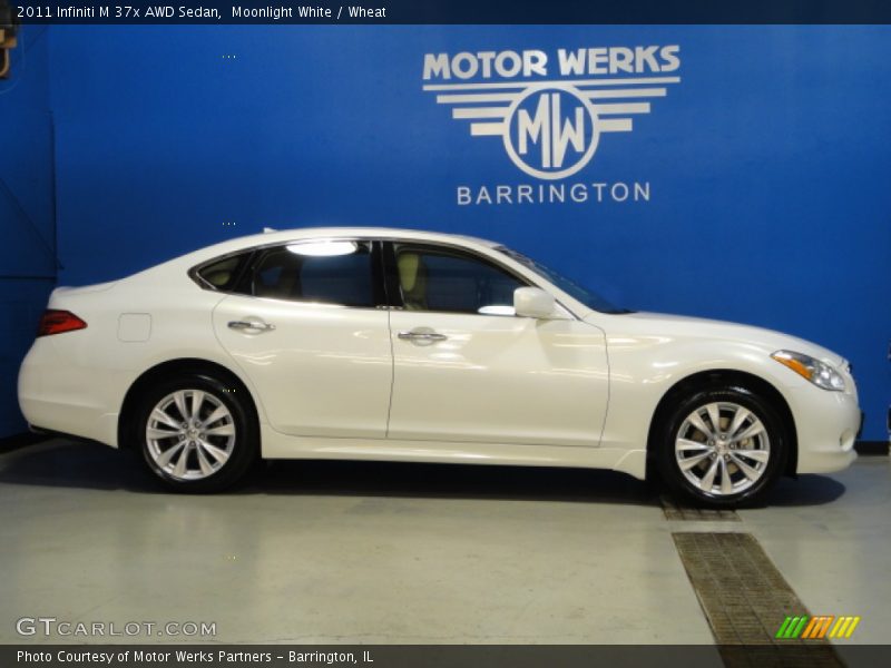 Moonlight White / Wheat 2011 Infiniti M 37x AWD Sedan