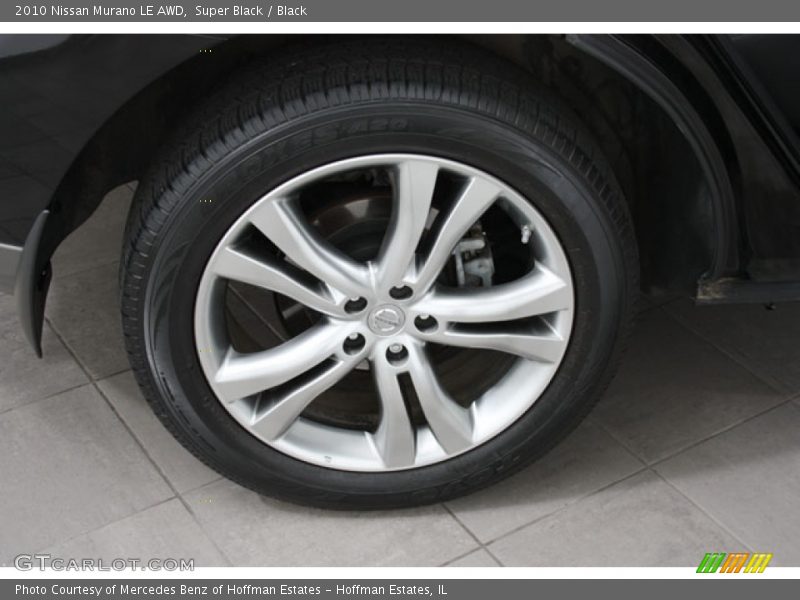 Super Black / Black 2010 Nissan Murano LE AWD