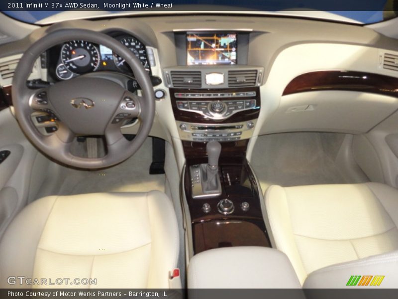 Moonlight White / Wheat 2011 Infiniti M 37x AWD Sedan