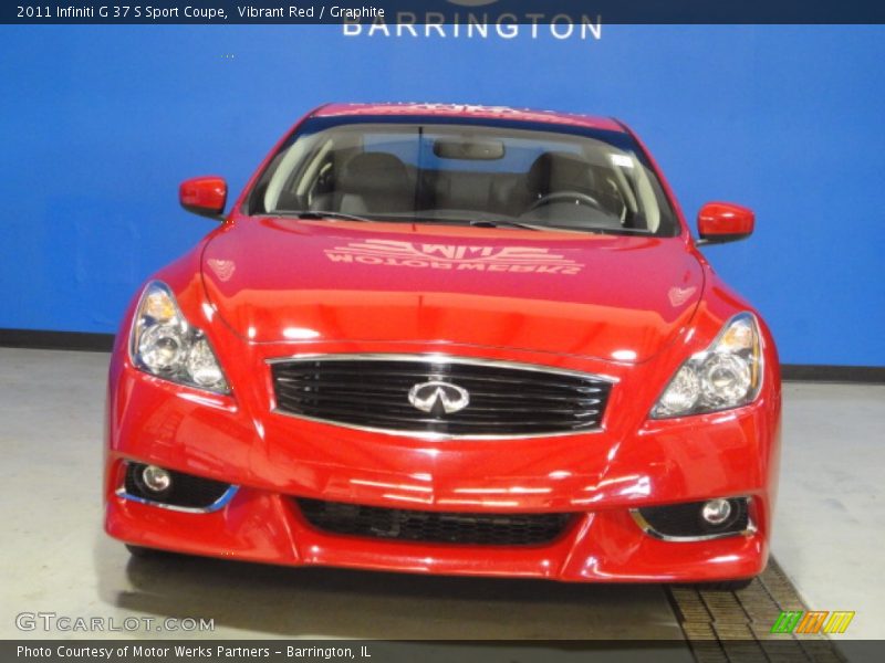 Vibrant Red / Graphite 2011 Infiniti G 37 S Sport Coupe