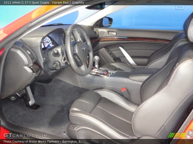  2011 G 37 S Sport Coupe Graphite Interior