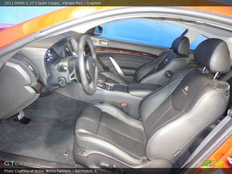  2011 G 37 S Sport Coupe Graphite Interior