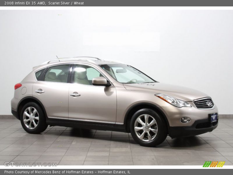 Scarlet Silver / Wheat 2008 Infiniti EX 35 AWD