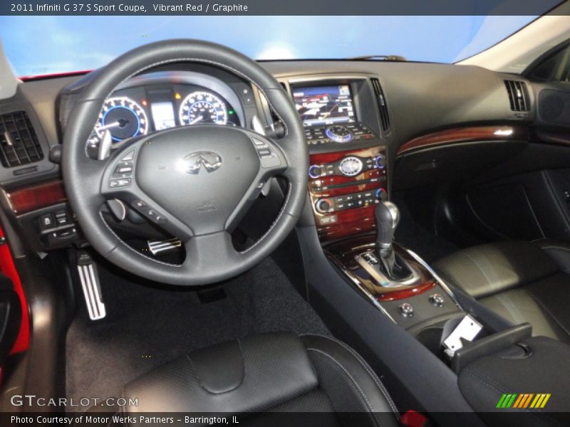 Graphite Interior - 2011 G 37 S Sport Coupe 