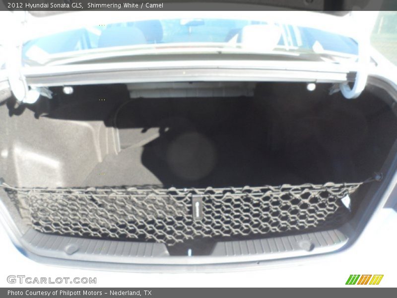 Shimmering White / Camel 2012 Hyundai Sonata GLS