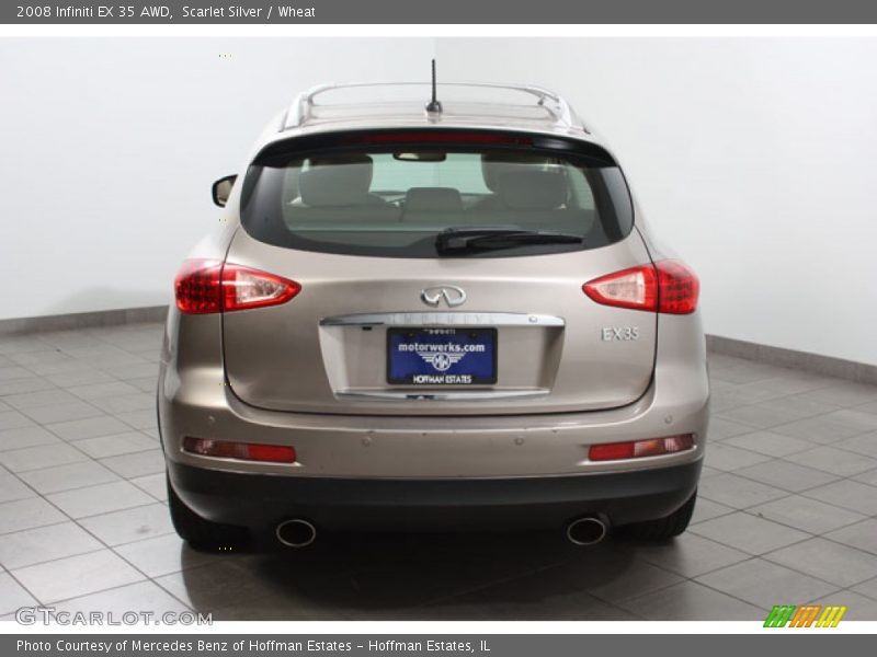 Scarlet Silver / Wheat 2008 Infiniti EX 35 AWD