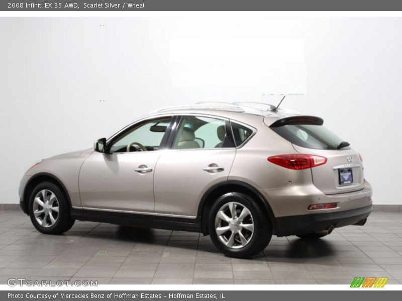 Scarlet Silver / Wheat 2008 Infiniti EX 35 AWD