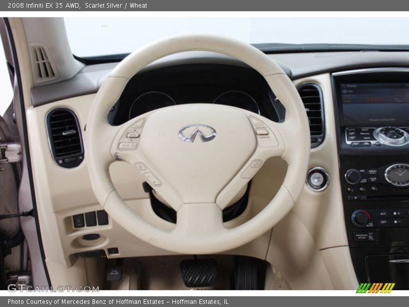 Scarlet Silver / Wheat 2008 Infiniti EX 35 AWD