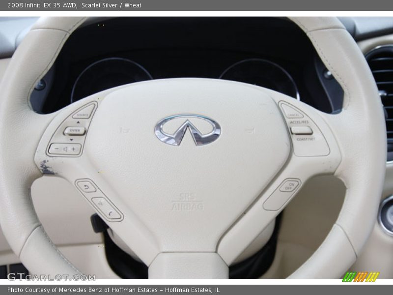Scarlet Silver / Wheat 2008 Infiniti EX 35 AWD