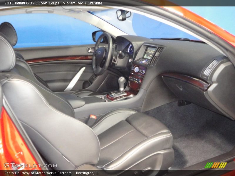  2011 G 37 S Sport Coupe Graphite Interior