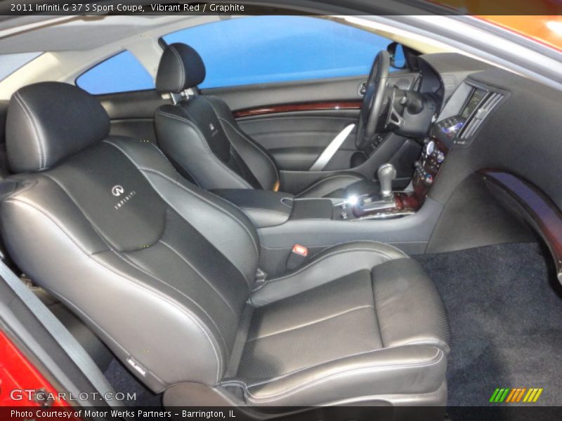  2011 G 37 S Sport Coupe Graphite Interior