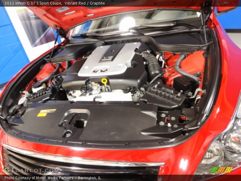  2011 G 37 S Sport Coupe Engine - 3.7 Liter DOHC 24-Valve CVTCS V6