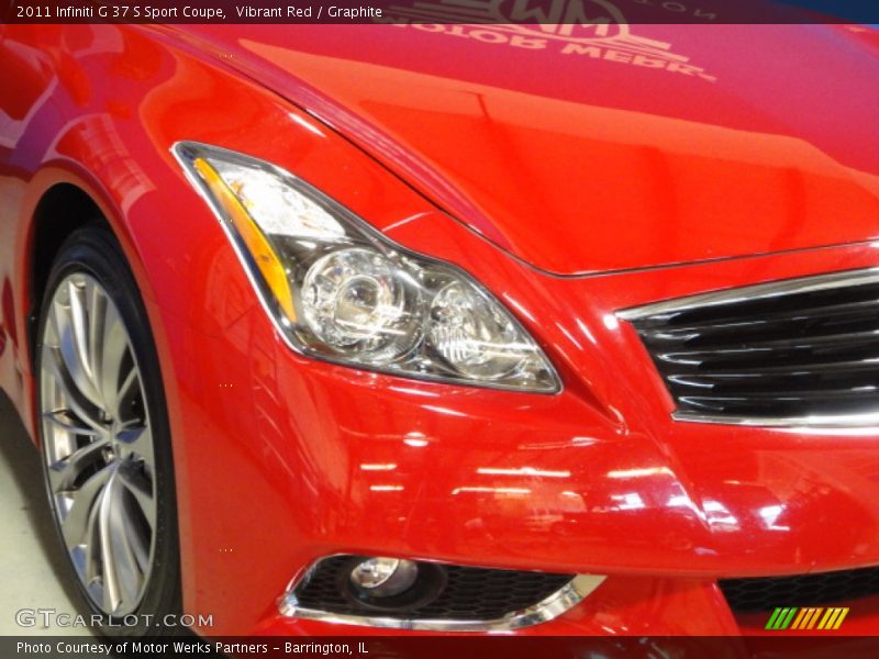 Vibrant Red / Graphite 2011 Infiniti G 37 S Sport Coupe