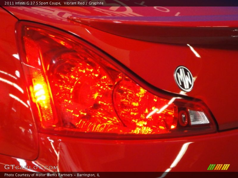 Vibrant Red / Graphite 2011 Infiniti G 37 S Sport Coupe