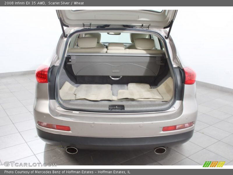 Scarlet Silver / Wheat 2008 Infiniti EX 35 AWD