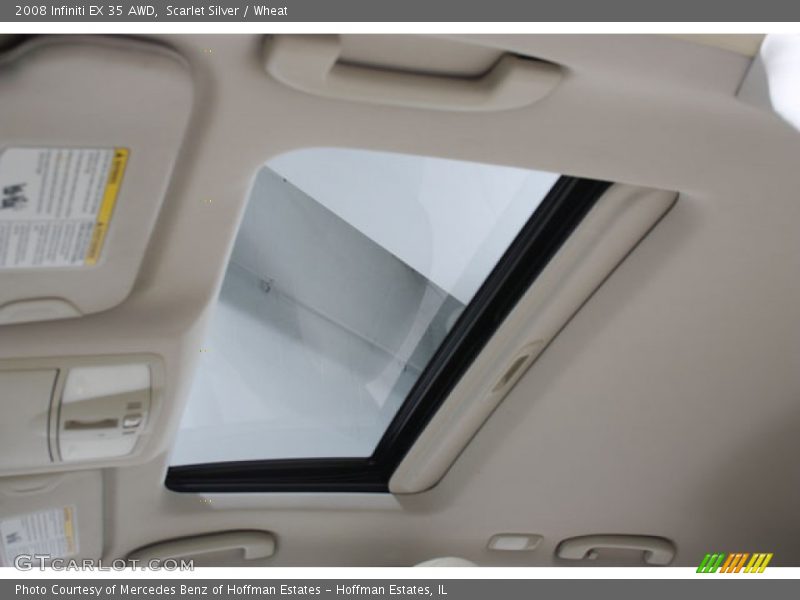 Scarlet Silver / Wheat 2008 Infiniti EX 35 AWD