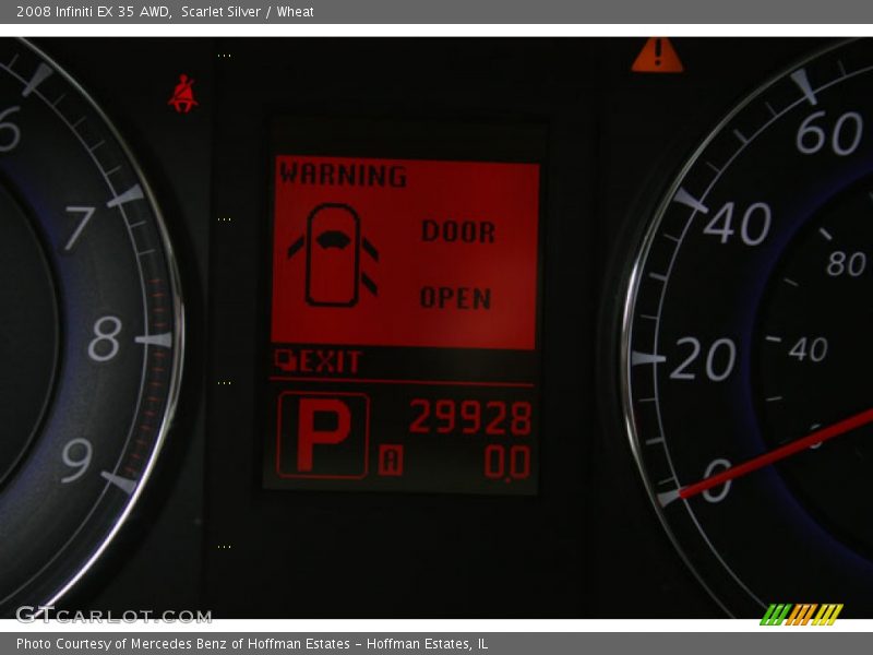 Scarlet Silver / Wheat 2008 Infiniti EX 35 AWD