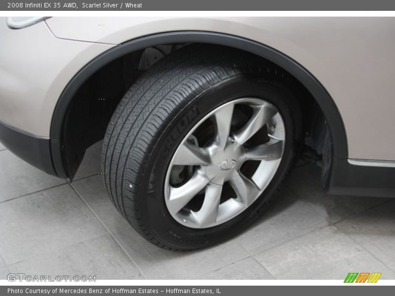 Scarlet Silver / Wheat 2008 Infiniti EX 35 AWD