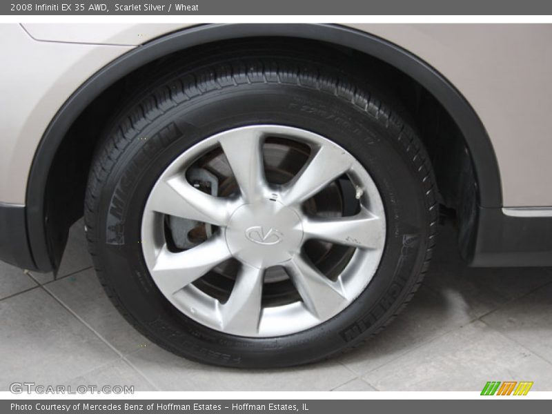Scarlet Silver / Wheat 2008 Infiniti EX 35 AWD
