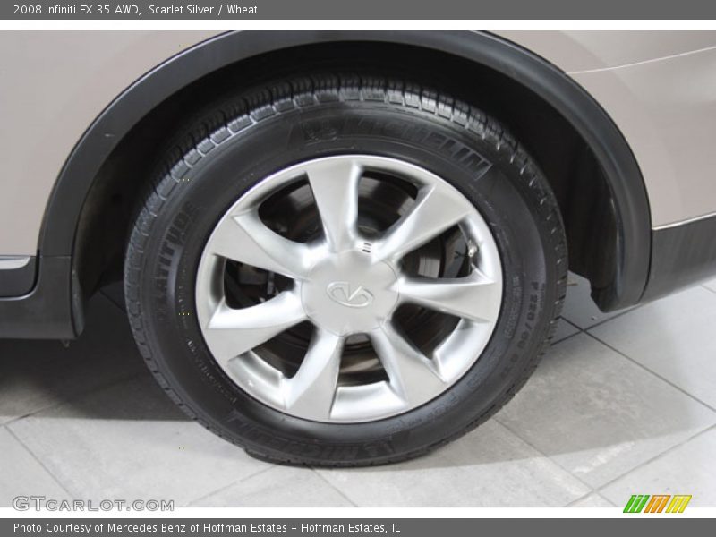 Scarlet Silver / Wheat 2008 Infiniti EX 35 AWD