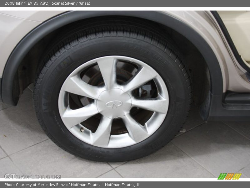 Scarlet Silver / Wheat 2008 Infiniti EX 35 AWD