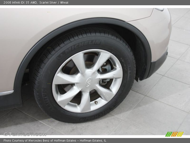 Scarlet Silver / Wheat 2008 Infiniti EX 35 AWD
