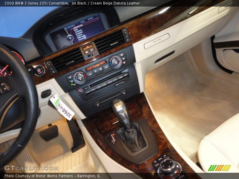 Jet Black / Cream Beige Dakota Leather 2009 BMW 3 Series 335i Convertible