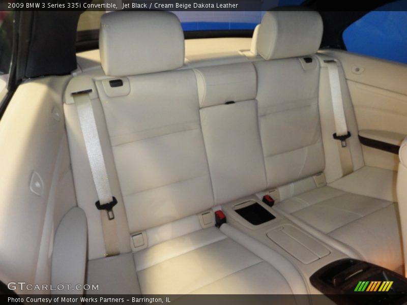 Jet Black / Cream Beige Dakota Leather 2009 BMW 3 Series 335i Convertible