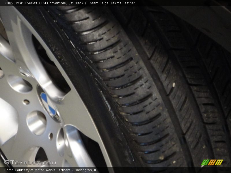 Jet Black / Cream Beige Dakota Leather 2009 BMW 3 Series 335i Convertible