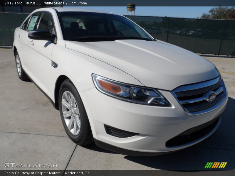 White Suede / Light Stone 2012 Ford Taurus SE