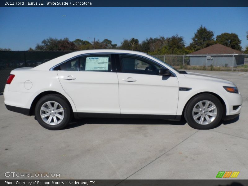  2012 Taurus SE White Suede