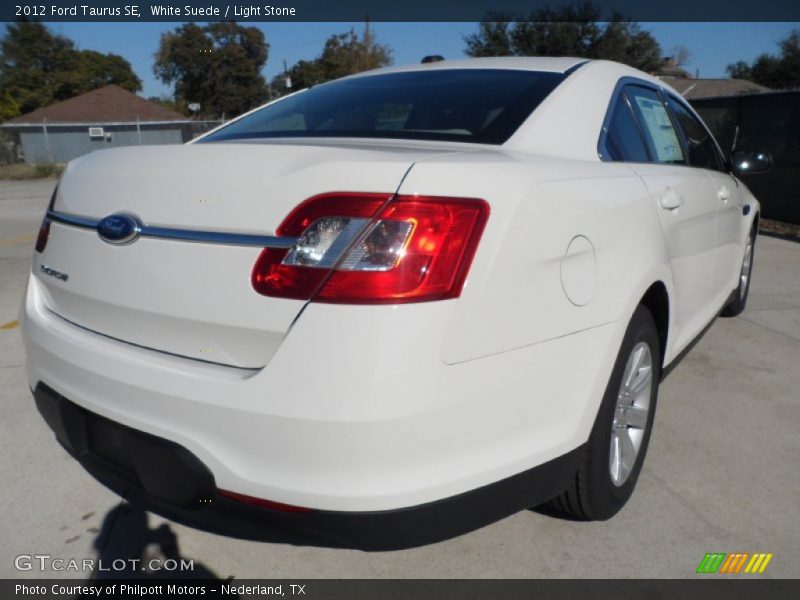 White Suede / Light Stone 2012 Ford Taurus SE